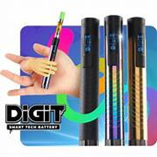 Ooze - 24pk 400mAh Digit 510 Variable Voltage Battery, Assorted Colors