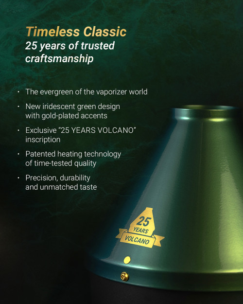Storz & Bickel - Classic Volcano 25 Year Special Edition, Iridescent Green