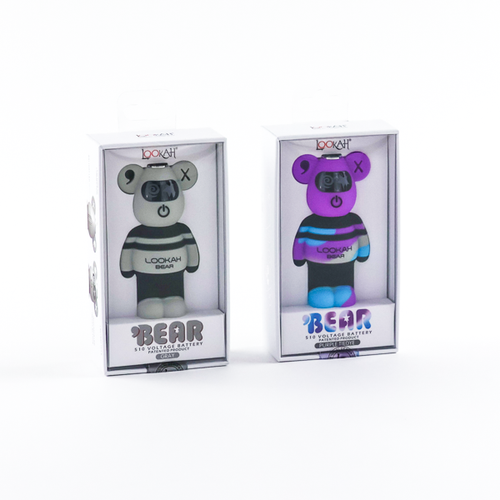 Lookah - 5pk TieDye Bear 500mAh Variable Voltage 510 Battery, Assorted Colors May Vary