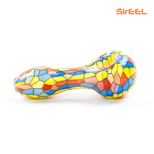 SirEEL - 12pk 4" Mosaic Pipe, Assorted Colors May Vary, Retail Packaging