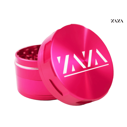 ZAZA - 2.5"(63mm) 4-Piece Grinder, Pink