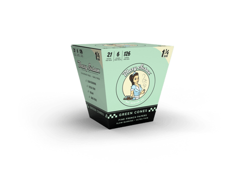 Blazy Susan - Ultra Thin Pre-Rolled Cones, 1 1/4, 6ct, Green