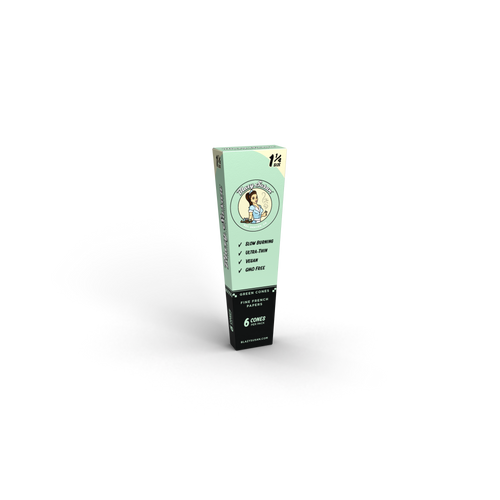 Blazy Susan - Ultra Thin Pre-Rolled Cones, 1 1/4, 6ct, Green