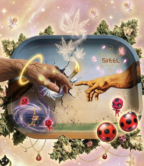 SirEEL - 5.5" x 7" Creation of Joint Rolling Tray (Generated with AI which can make mistakes)