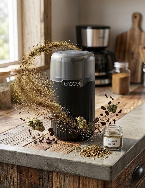 GROOVE - RIPSTER 2-Piece Electronic Window Grinder, Black