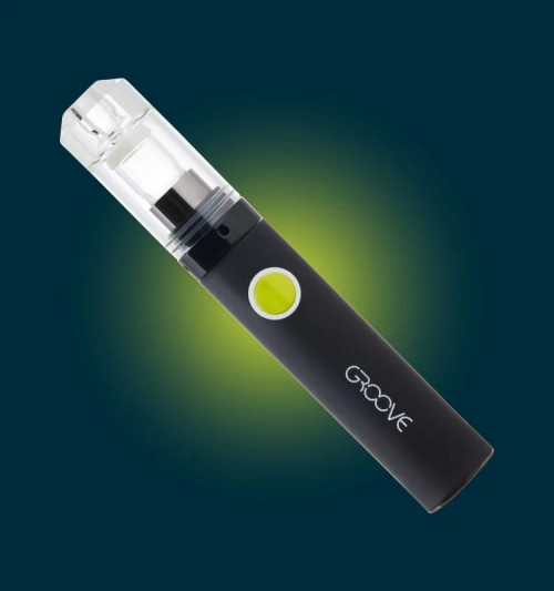GROOVE - CARA Plus Variable Voltage Concentrate Pen with Coil-less Quartz Cup, Black