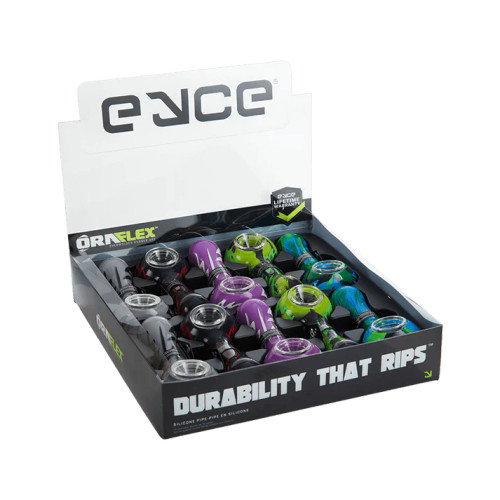 Eyce - 10pc ORAFLEX Switchback Spoon, Retail POP Display, Assorted Colors