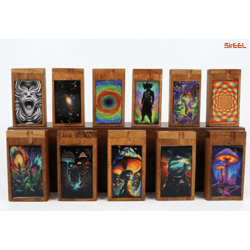 SirEEL - 4" Static Trip Dugout One Hitter, Assorted Colors May Vary