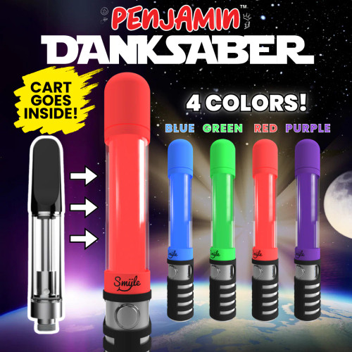 SMYLE Labs - Danksaber Penjamin Variable Voltage 510 Thread Battery, Assorted Colors May Vary