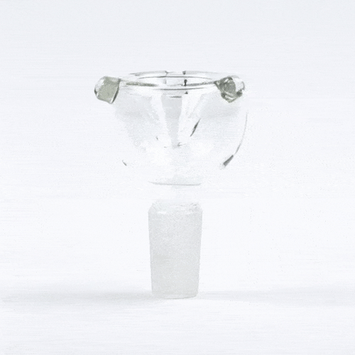 LuvBuds - Glass on Glass 14mm Male Clear Bowl