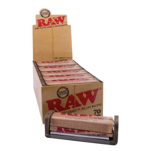 RAW - Rolling Machine | 70mm | 12ct Retail Display RAW - Rolling Machine | 70mm | 12ct Retail Display