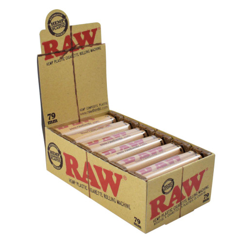 RAW - 12pk Rolling Machine, 79mm, Retail Display RAW - 12pk Rolling Machine, 79mm, Retail Display