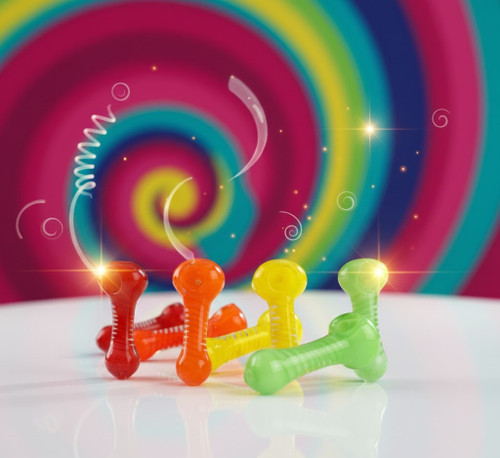 LuvBuds - 3.5" Swirl Glass Hand Pipe, Assorted Colors May Vary (Generated with AI which can make mistakes)