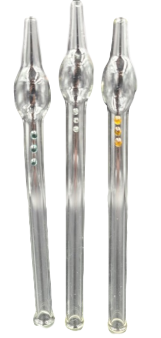 LuvBuds - 6.5" Thin Honey Straws, Assorted Colors May Vary