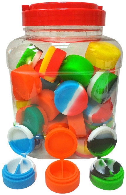 Lego Style Silicone Wax Container, 6 + 1, LuvBuds