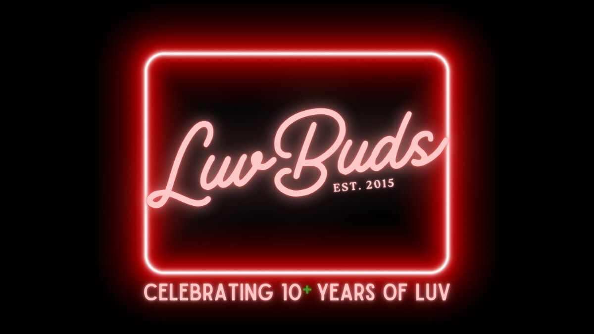 LuvBuds 10 Year Neon Sign