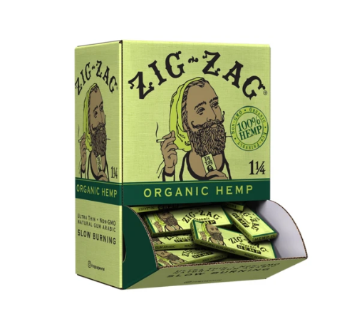 Zig-Zag - Organic Hemp Papers, 1 1/4, 48ct, Promotional Pack