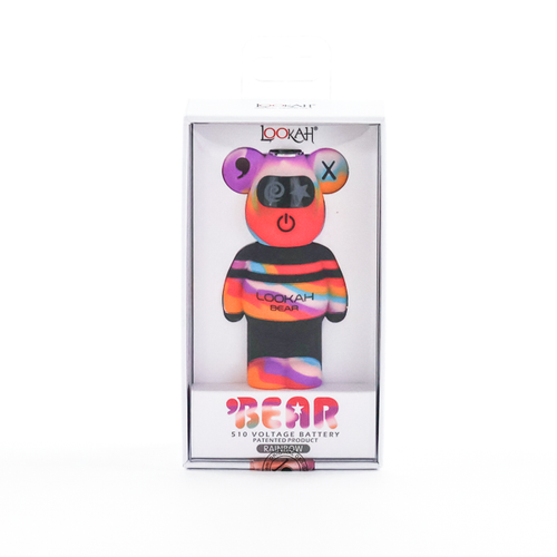 Lookah Bear 500mAh Variable Voltage 510 Battery | Rainbow TieDye