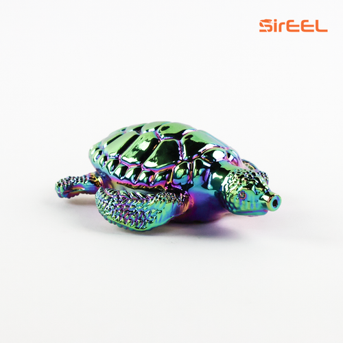 4" SirEEL Spectral Shelled Turtle Spoon Assorted Colors