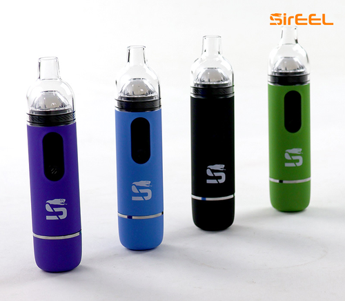 SirEEL - 5pc Iron Lung 650mAh Dual Mode Variable Voltage Dab and Forced Air Battery, Solid Color Series