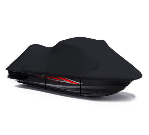 Deluxe Trailerable Jet Ski Cover 600 Denier Material-Black