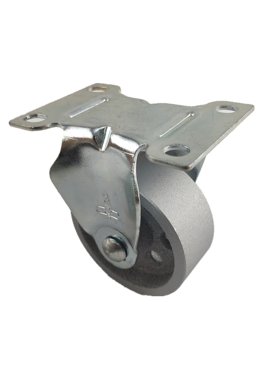 5030R-01-STL | CAST IRON RIGID PLATE CASTER 3