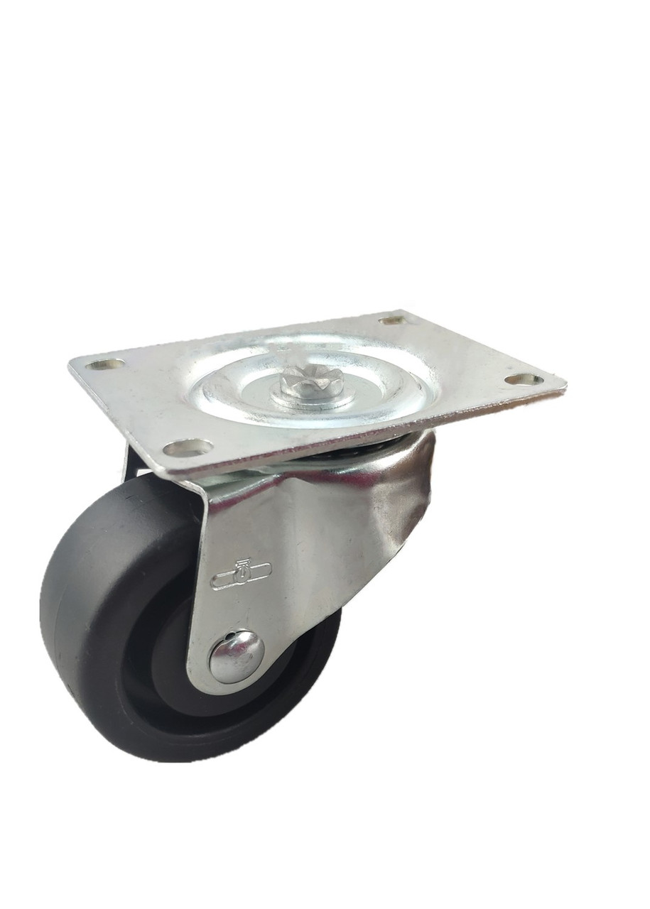 4025-01-HDP | POLYOLEFIN SWIVEL PLATE CASTER 2-1/2