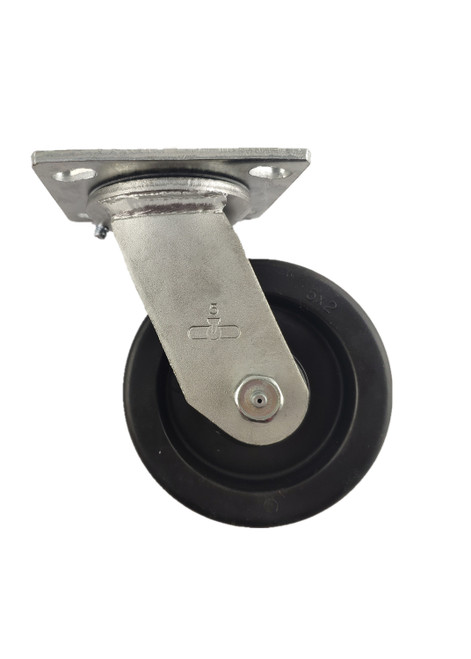 6660-01-XDP | POLYOLEFIN SWIVEL PLATE CASTER 6