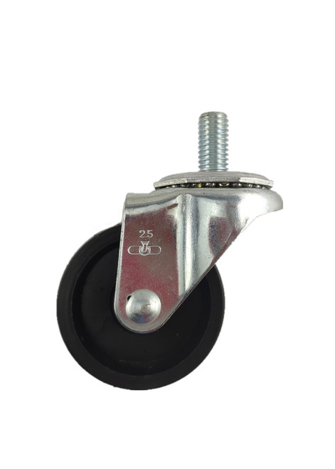 3825-21-LDP | POLYOLEFIN SWIVEL STEM CASTER 2-1/2" X 1-1/8"