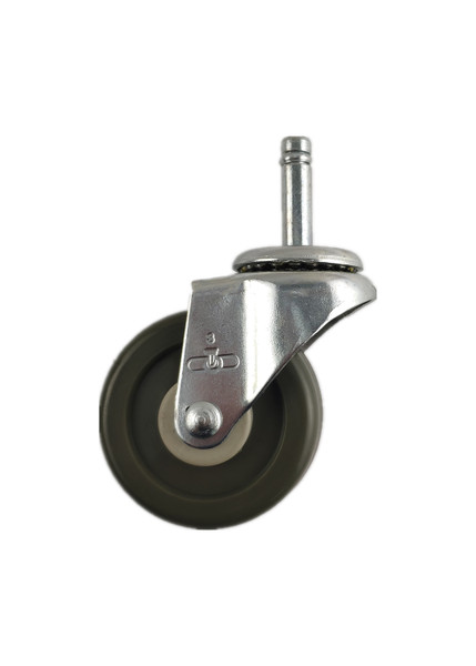 3830-11-PPOG | POLYURETHANE ON POLYOLEFIN SWIVEL STEM CASTER 3" X 1-1/4"