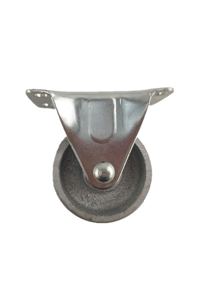 4020R-01-STL | STEEL RIGID PLATE CASTER 2" X 1"