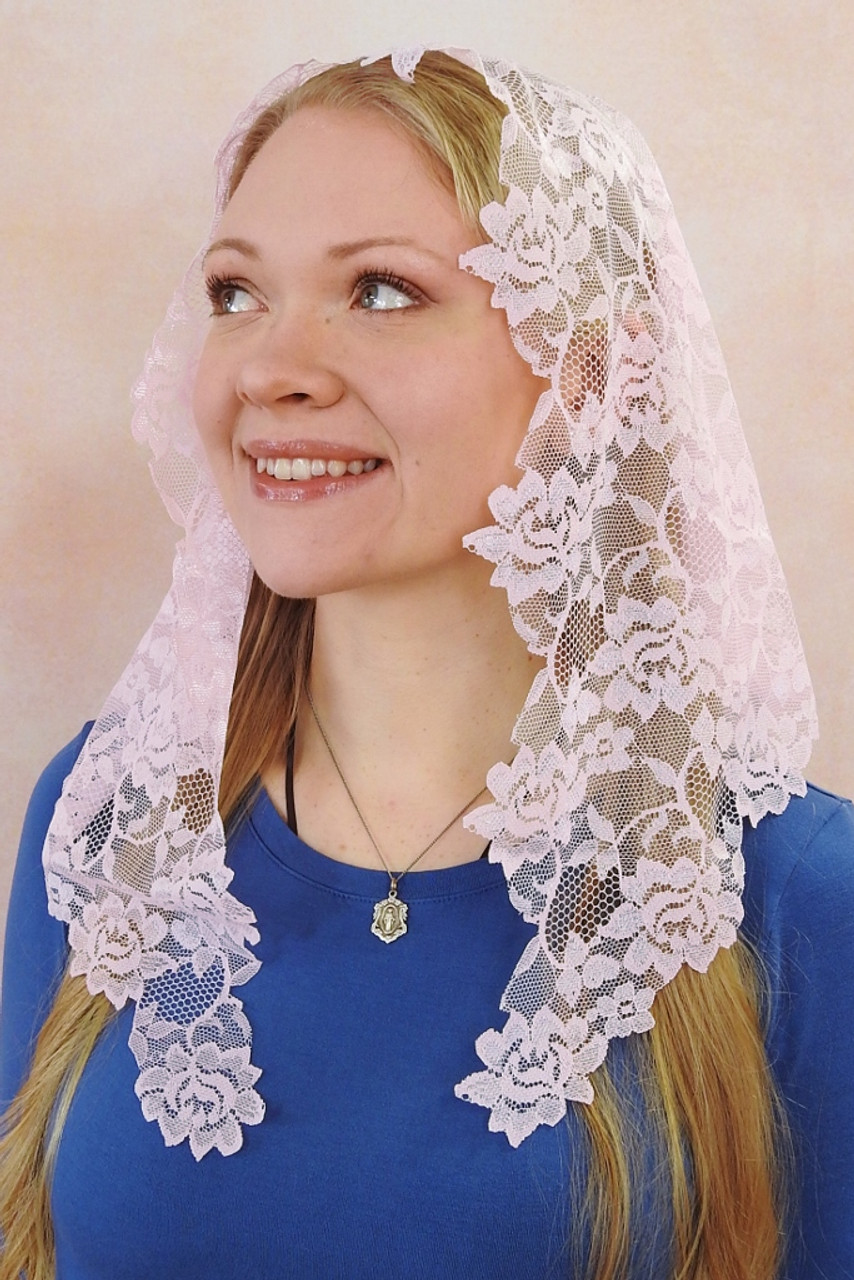 Floral Lace Mantillas with Longer Sides - Veils by Lily