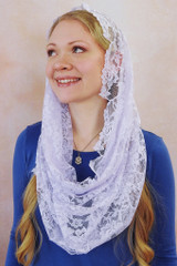 AS IS: Second Quality Floral Infinity Veils (Limited Supply)