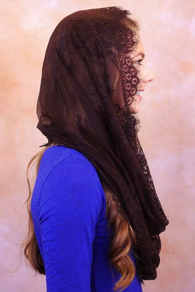 Eyelash Lace Infinity Veils Veils by Lily