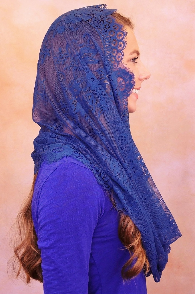 Eyelash Lace Infinity Veils Veils by Lily