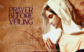 A prayer before veiling draws our hearts and minds to WHO matters most. Use this to help guide your prayer before veiling.