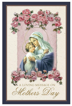 Alfred Mainzer Italian art - beautiful art paired with heartfelt messaging = "Here's a special greeting that really is a token of all the many "Thank You's" so often left unspoken. What better time than this one to say how nice you are and wished the kind of Mother's Day that's your finest one by far." - Proverbs 31:28