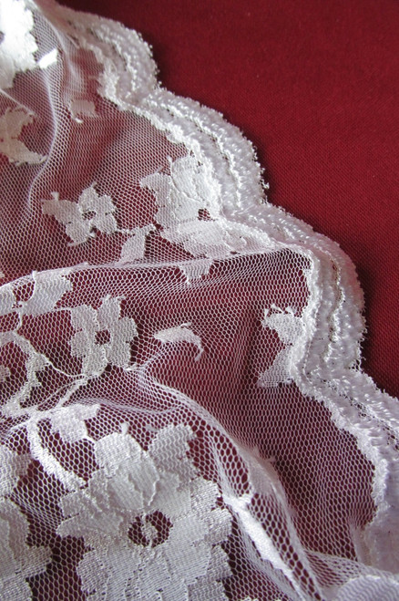 White Soft Tulle Half-Circle