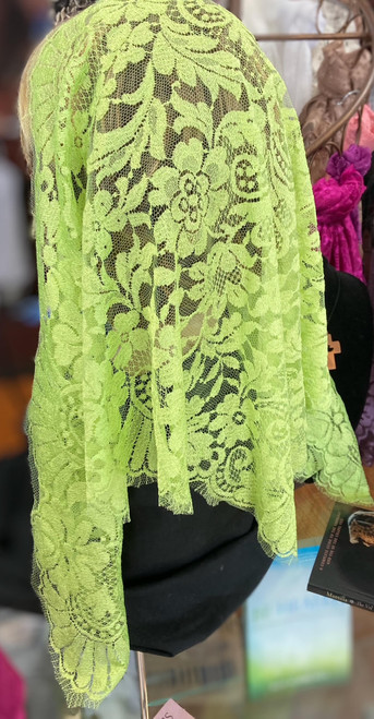 "Star of the Sea" French Stella Maris in Lime Green