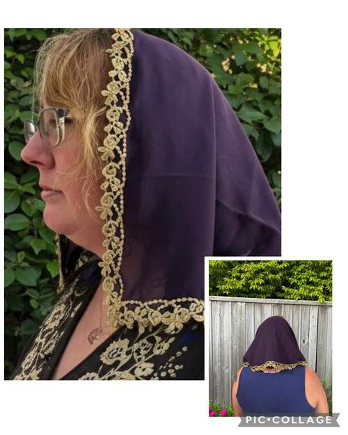 "His Majesty" Small Half-Circle Veil (one of a kind)