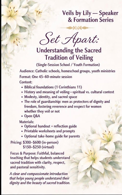 Set Apart: A Veils by Lily Speaker and Formation Series