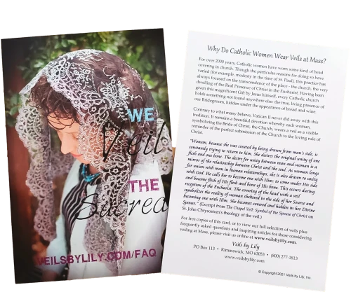 Perfect for handing out to a friend or family when asked why you veil. 