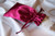 Wine Satin Chapel Veil Carrying Bag - Deep Burgundy Tones Make this a Gorgeous Pouch.