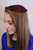 Burgundy brings a rich, deep tone to the small circle starter, creating a striking and classic look.