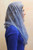 Marian Blue French Lace Pearl Infinity Veil