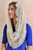 Champagne French Lace Pearl Infinity Veil