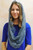 Charcoal French Lace Pearl Infinity Veil