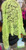"Star of the Sea" French Stella Maris in Lime Green