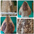 "D" Shaped Veil in Mocha with our Starter fabric with Starter Trim. 