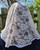 Pale Rose Floral Lace with White Starter Trim